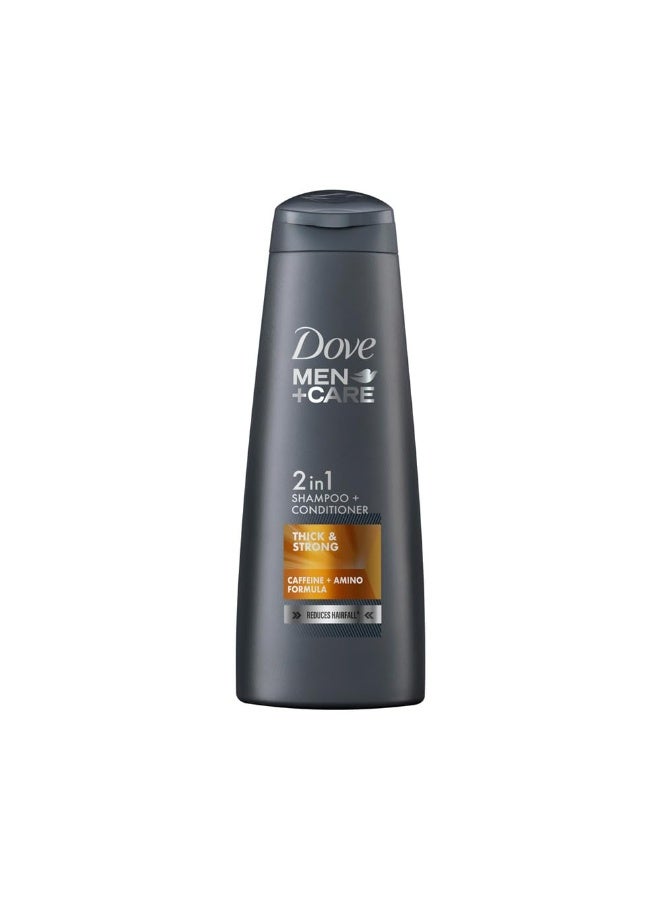 Dove Men+Care Thick & Strong 2in1 Shampoo+Conditioner, 340 ml